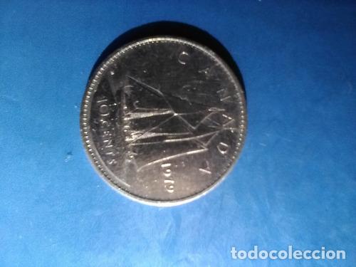 Monedas antiguas de Am&eacute;rica: moneda 10 cents canada 1979 - Foto 1