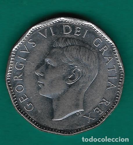 Monedas antiguas de Am&eacute;rica: moneda canada 5 centavos 1951 uron imperdible - Foto 1