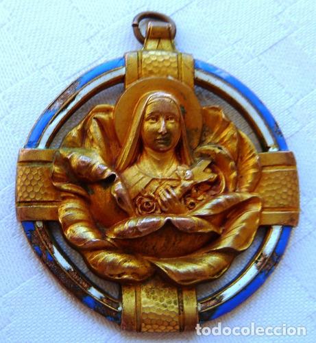Monedas antiguas de Am&eacute;rica: monijor62 antigua medalla sta teresita del nino jesus