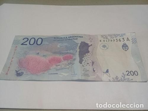 Billete 200 Pesos Reposicion Ballena Circulado - Compra Venta En ...