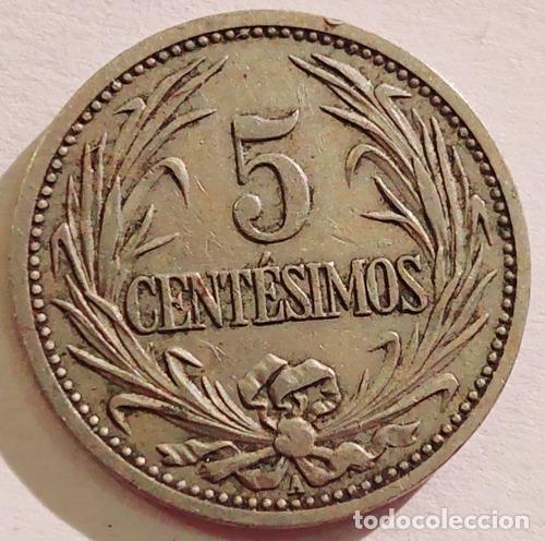 Monedas antiguas de Am&eacute;rica: moneda 5 centesimos 1901 uruguay Ed. 190 - Foto 1