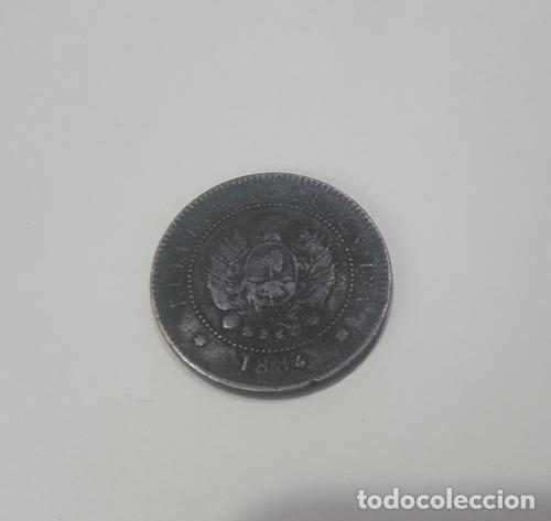 Monedas antiguas de Am&eacute;rica: moneda argentina 1 centavo 1884 - Foto 1