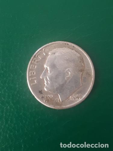 Monedas antiguas de Am&eacute;rica: eeuu 1946 1 dime plata mb - Foto 1