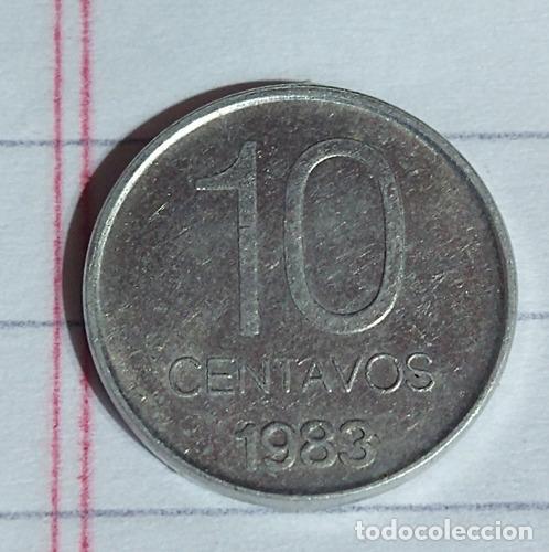 Monedas antiguas de Am&eacute;rica: moneda argentina 10 centavos 1983 - Foto 1