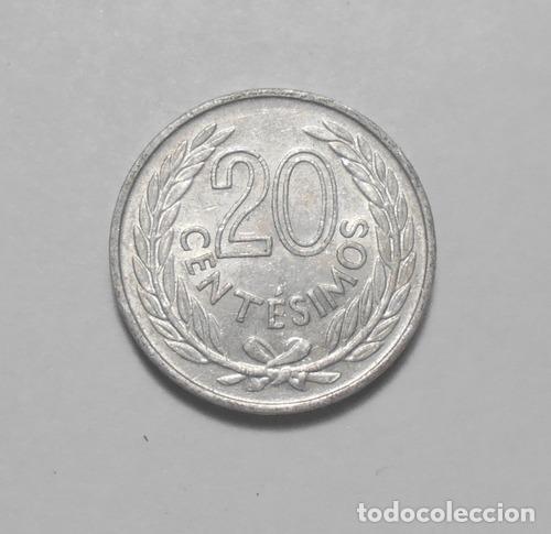 Monedas antiguas de Am&eacute;rica: uruguay moneda de 20 centesimos 1965 km44 - Foto 1