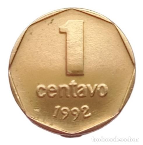 Monedas antiguas de Am&eacute;rica: moneda 1 centavo 1992 argentina - Foto 1