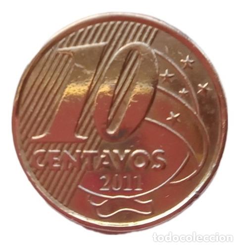 Monedas antiguas de Am&eacute;rica: moneda 10 centavos 2011 brasil Ed. 2011 - Foto 1