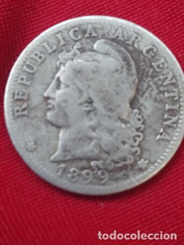 Monedas antiguas de Am&eacute;rica: argentina 20 centavos 1899 - Foto 1
