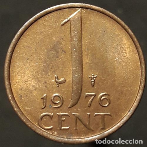 Monedas antiguas de Am&eacute;rica: moneda holanda 1 cent 1976 - Foto 1