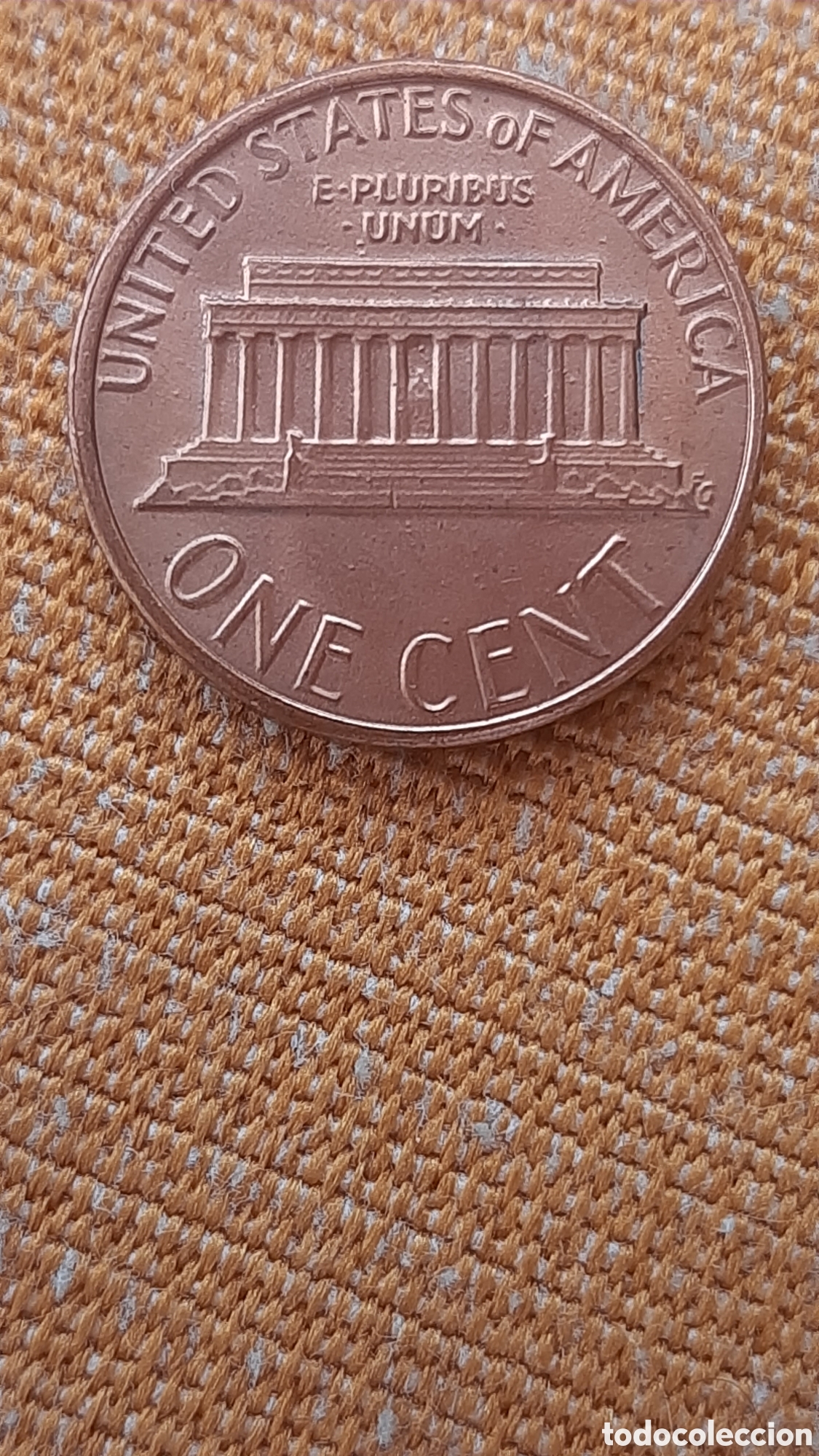 Monedas antiguas de Am&eacute;rica: (ERROR-E.UNIDOS)(1982)(ZINC) ONE CENT LINCOLN - Foto 2