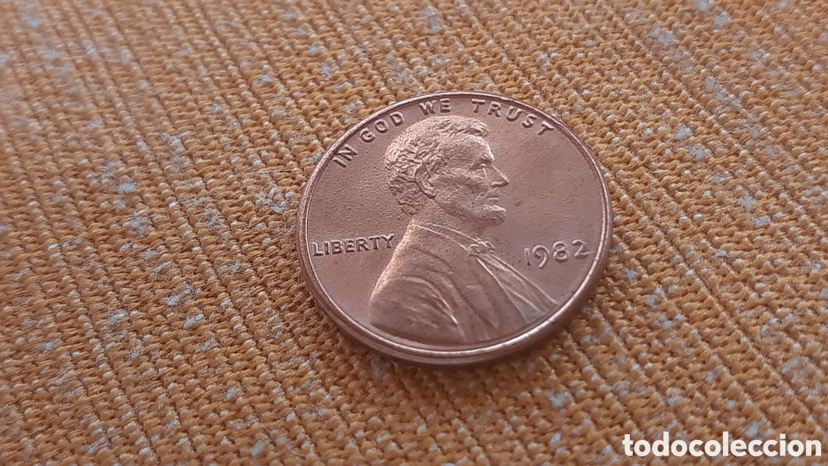 Monedas antiguas de Am&eacute;rica: (ERROR-E.UNIDOS)(1982)(ZINC) ONE CENT LINCOLN - Foto 3