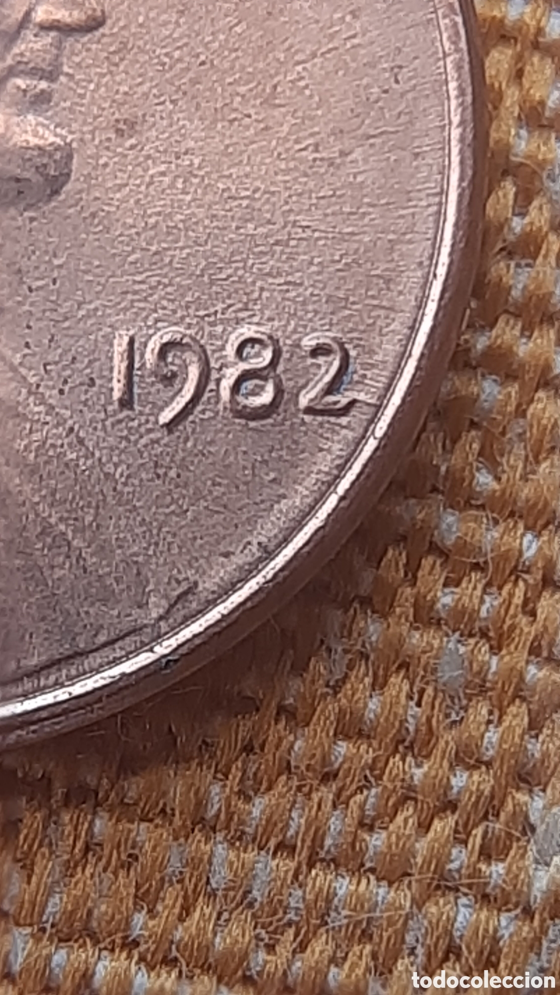 Monedas antiguas de Am&eacute;rica: (ERROR-E.UNIDOS)(1982)(ZINC) ONE CENT LINCOLN - Foto 8