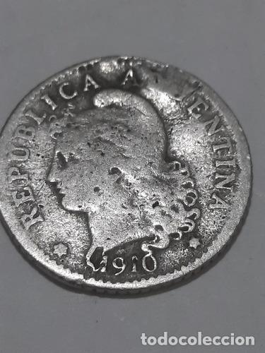 Monedas antiguas de Am&eacute;rica: moneda de argentina de 5 centavos 1910 - Foto 1