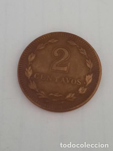 Monedas antiguas de Am&eacute;rica: moneda de argentina de 2 centavos de 1947 - Foto 1