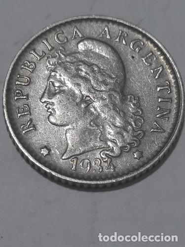 Monedas antiguas de Am&eacute;rica: moneda de argentina de 5 centavos de 1934 - Foto 1