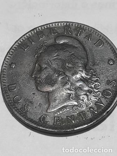 Monedas antiguas de Am&eacute;rica: moneda de argentina de 2 centavos de 1891 - Foto 1