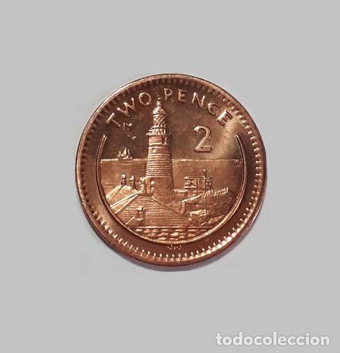 Monedas antiguas de Am&eacute;rica: moneda de gibraltar sin circular 2 pence 2003 - Foto 1