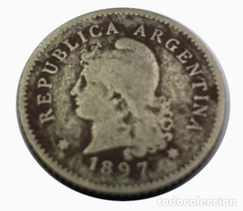Monedas antiguas de Am&eacute;rica: moneda argentina 1897 10 centavos - Foto 1