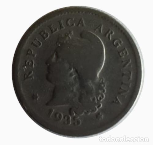 Monedas antiguas de Am&eacute;rica: moneda argentina 1935 10 centavos - Foto 1