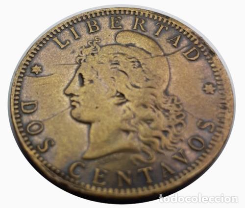 Monedas antiguas de Am&eacute;rica: moneda argentina 1892 2 centavos - Foto 1