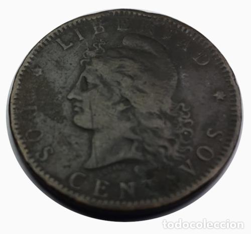 Monedas antiguas de Am&eacute;rica: moneda argentina 1891 2 centavos - Foto 1