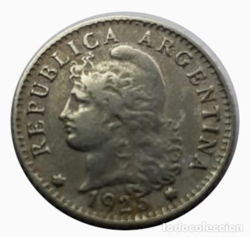 Monedas antiguas de Am&eacute;rica: moneda argentina 1925 5 centavos - Foto 1