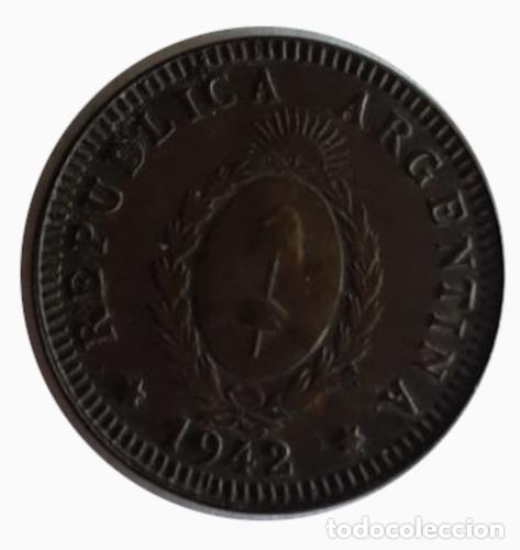 Monedas antiguas de Am&eacute;rica: moneda argentina 1942 2 centavos - Foto 1