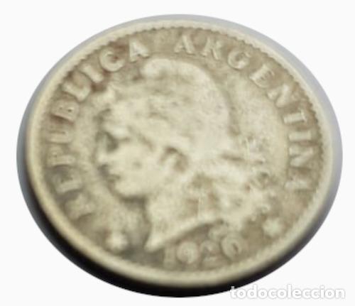 Monedas antiguas de Am&eacute;rica: moneda argentina 1920 5 centavos - Foto 1