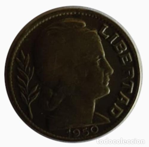 Monedas antiguas de Am&eacute;rica: moneda argentina 1950 5 centavos - Foto 1