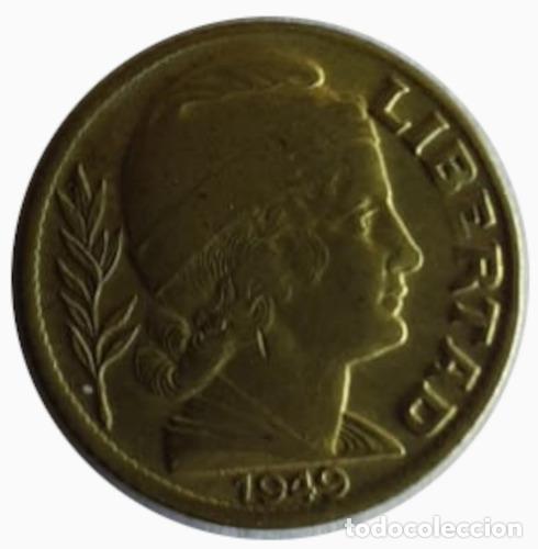 Monedas antiguas de Am&eacute;rica: moneda argentina 1949 5 centavos - Foto 1