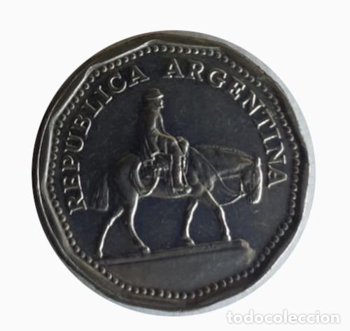 Monedas antiguas de Am&eacute;rica: moneda argentina 1968 10 pesos - Foto 1