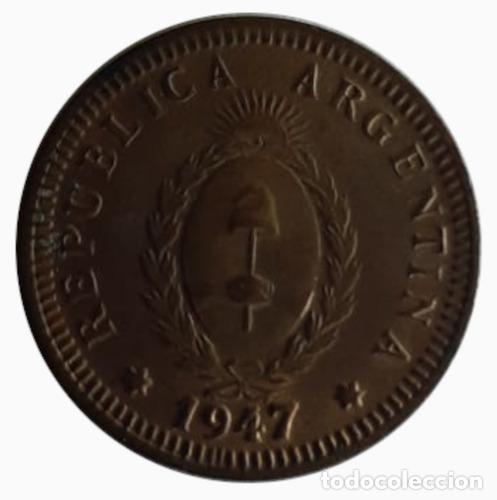 Monedas antiguas de Am&eacute;rica: moneda argentina 1947 2 centavos - Foto 1