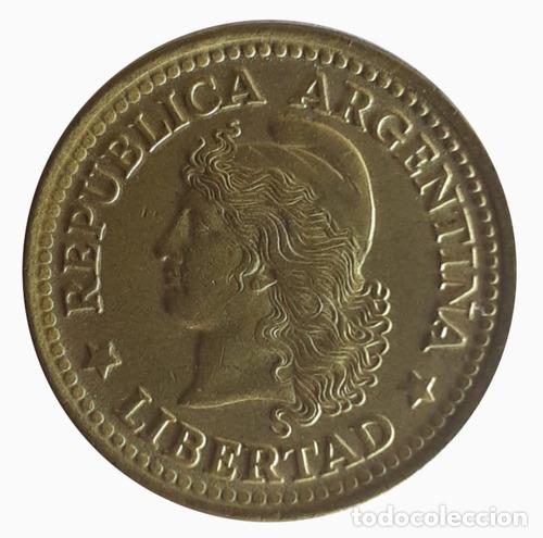 Monedas antiguas de Am&eacute;rica: moneda argentina 1976 50 centavos - Foto 1