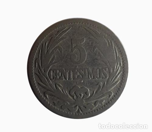 Monedas antiguas de Am&eacute;rica: moneda uruguay 1901 5 centimos - Foto 1