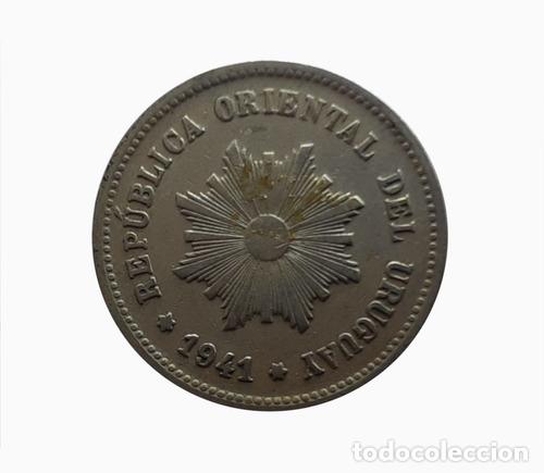 Monedas antiguas de Am&eacute;rica: moneda uruguay 1941 5 centimos - Foto 1