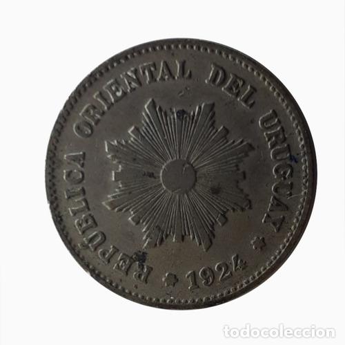 Monedas antiguas de Am&eacute;rica: moneda uruguay 1924 5 centimos - Foto 1