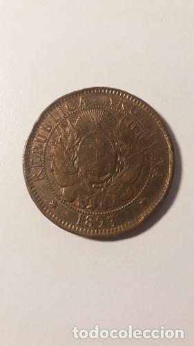 Monedas antiguas de Am&eacute;rica: moneda argentina 1893 - Foto 1