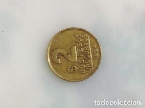Monedas antiguas de Am&eacute;rica: moneda 2 pesos uruguay 1994 - Foto 1