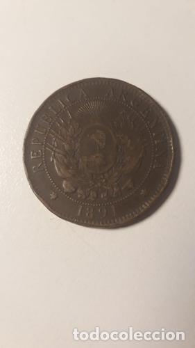 Monedas antiguas de Am&eacute;rica: moneda argentina 1891 - Foto 1