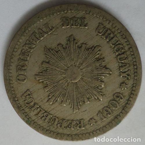 Monedas antiguas de Am&eacute;rica: uruguay 2 centesimos 1909 - Foto 1