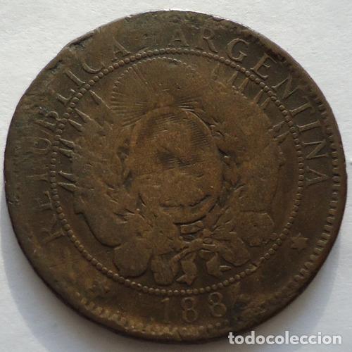 Monedas antiguas de Am&eacute;rica: argentina 2 centavos 1884 b - Foto 1