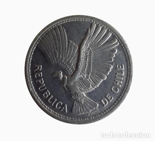 Monedas antiguas de Am&eacute;rica: moneda chile 1958 10 pesos - Foto 1