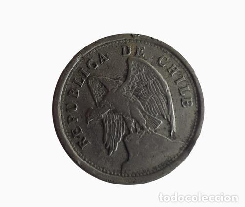 Monedas antiguas de Am&eacute;rica: moneda chile 1924 20 centavos - Foto 1