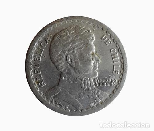 Monedas antiguas de Am&eacute;rica: moneda chile 1955 1 peso - Foto 1