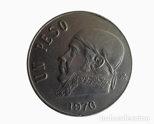 Monedas antiguas de Am&eacute;rica: moneda mexico 1976 1 peso - Foto 1