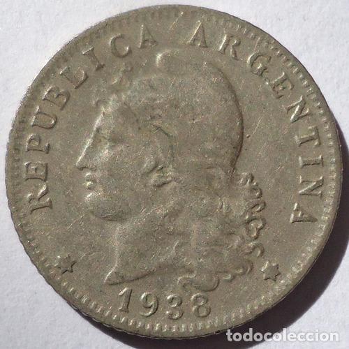 Monedas antiguas de Am&eacute;rica: argentina 20 centavos 1938 - Foto 1