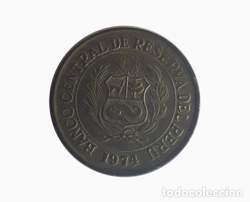 Monedas antiguas de Am&eacute;rica: moneda peru 1974 10 centavos - Foto 1