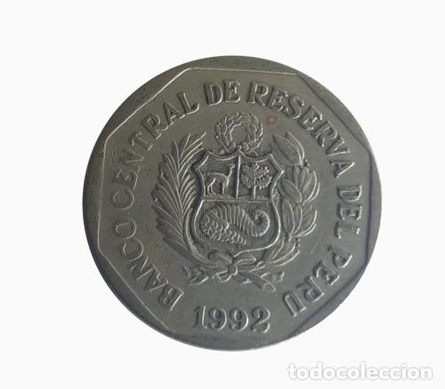 Monedas antiguas de Am&eacute;rica: moneda peru 1992 1 sol - Foto 1