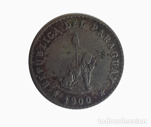 Monedas antiguas de Am&eacute;rica: moneda paraguay 1900 10 centavos - Foto 1