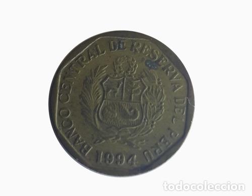 Monedas antiguas de Am&eacute;rica: moneda peru 1994 10 centavos - Foto 1